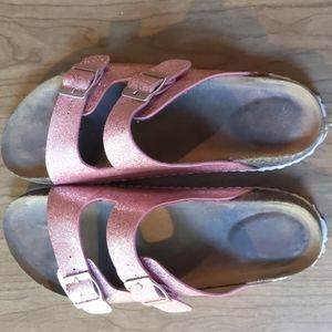 Pink Sparkly Sandles